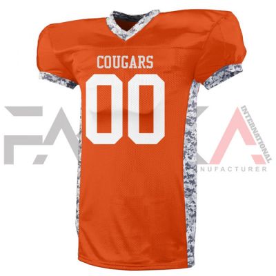 Orange American Football Jersey