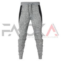 Grey Black Fleece Trousers