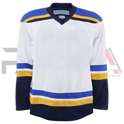White Ice Hockey Jersey