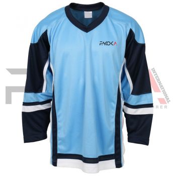 Ice Hockey Jersey Blue Black