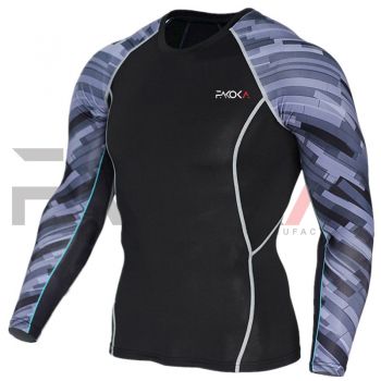 Grey Black Rash Guards