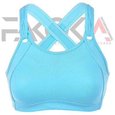 Sky Blue Sports Bra