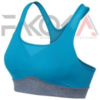 Blue Grey Sports Bra