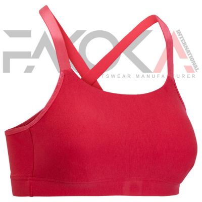 Red Sports Bra