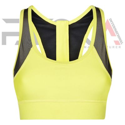 Yellow Sports Bra