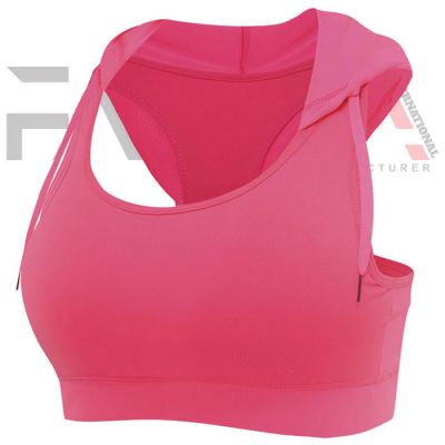 Pink Sports Bra