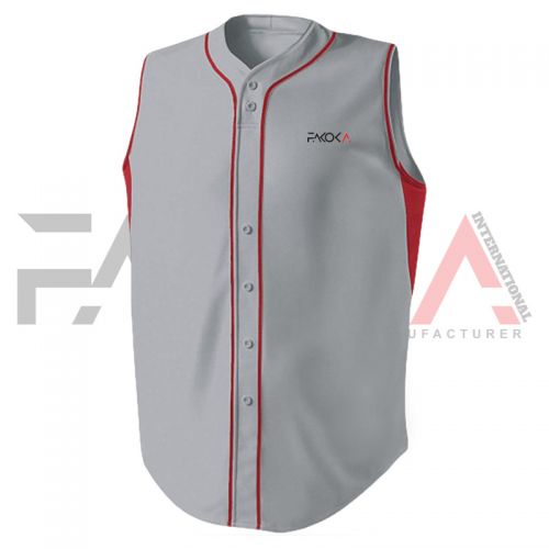 Sleeveless Baseball Jersey