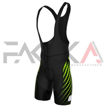 Green Dot Bib Shorts